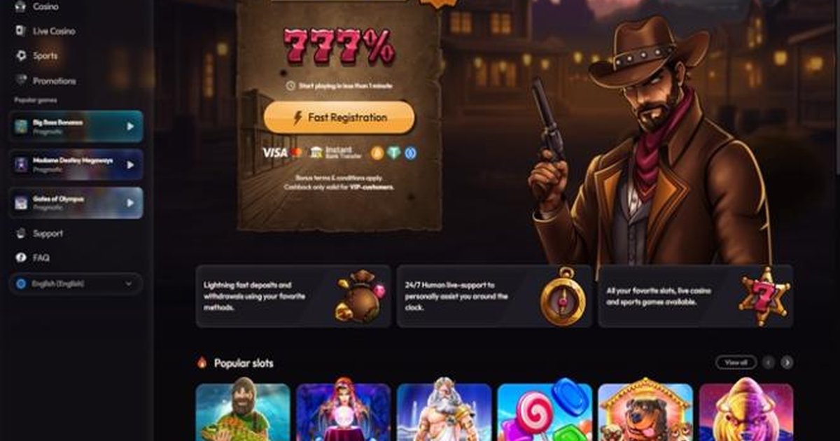 Aperçu interface Mad Casino